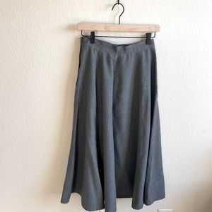 VINTAGE A-line grey skirt